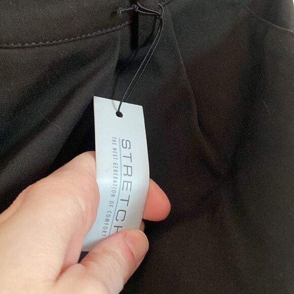 Van Heusen Stretch Dress Pants Slacks Black 14S NWT - Picture 4 of 5